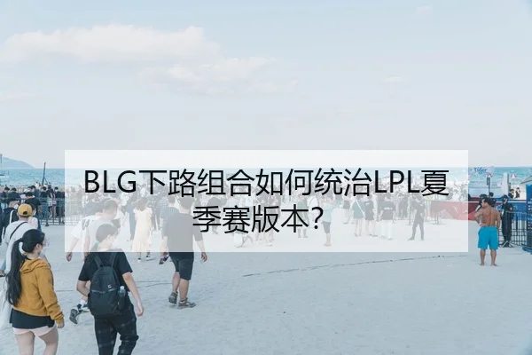 BLG下路组合如何统治LPL夏季赛版本？